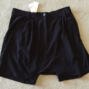ELIZABETH AND JAMES black harem shorts